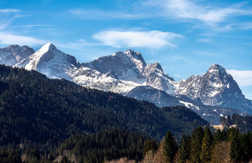 Paysage de montagne idyllique près de Garmisch par ManfredFotos