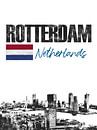 Rotterdam Nederland van Printed Artings thumbnail