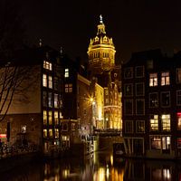 Amsterdam, uitzicht op de Zeedijk