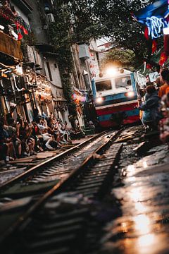 Trein straat van Bastiaan