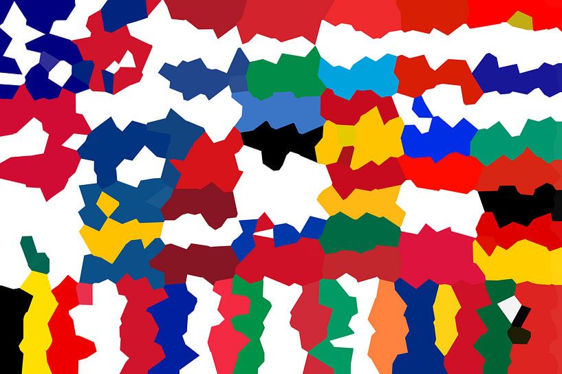 Vlaggen van de Unie 5: vervormd van Frans Blok