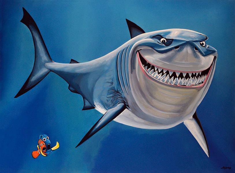 Finding Nemo schilderij van Paul Meijering