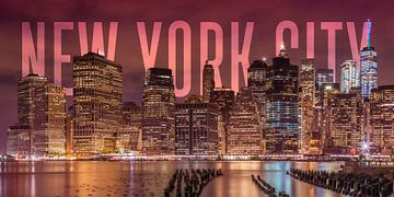 NEW YORK CITY Skyline | Panorama van Melanie Viola