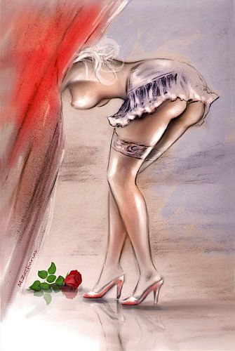 Mooi meisje in lingerie