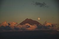 Pico-Berg @ Sonnenuntergang auf den Azoren
