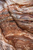 Wavy Earth Layers - Abstract Rock Art from Jordan