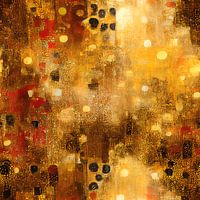 Abstract patroon in de stijl van Gustav Klimt #IV