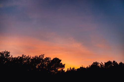 Zonsondergang Toscane