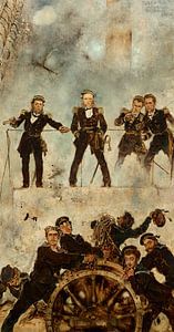 Anton Romako, Tegetthoff in der Seeschlacht von Lissa (1 von 2), um 1880