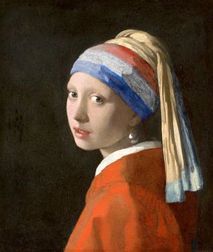Girl with the pearl, orange