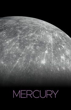 STK205486S-Solar system poster van Mercurius. van Stocktrek Images