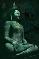 Buddha with elephants