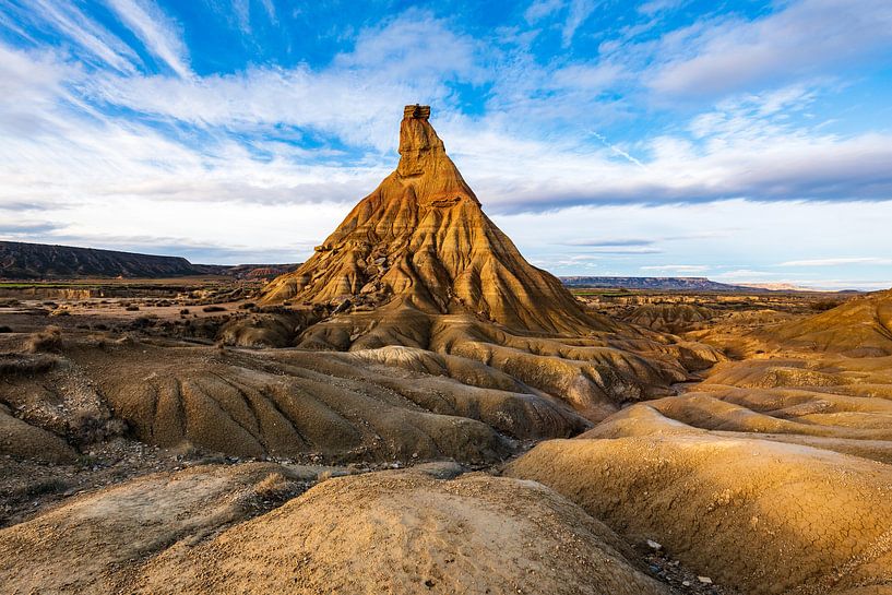 Berg in Spaanse woestijn van VIDEOMUNDUM