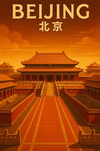 Beijing Keizerlijke Grandeur - Verboden Stad Zonsondergang Majesteit