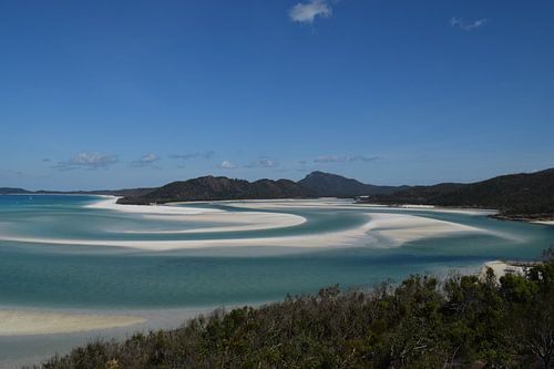 Whitehaven Beach in Queensland, Australië