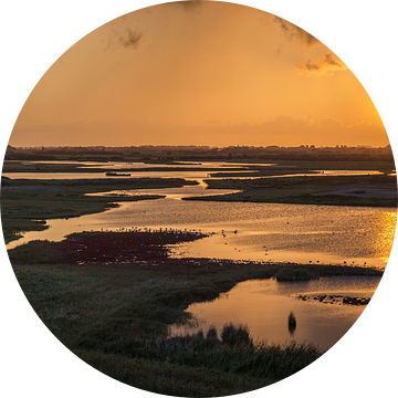 Zonsopkomst boven Westkapelle van Marcel Klootwijk