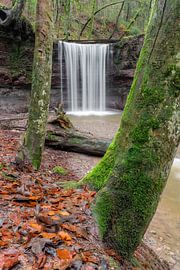 Waterfall in the Hörschbach Gorge by Michael Valjak