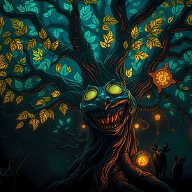 Gruseliger Märchenbaum von Linda de Klein