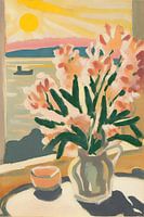 Flowers By The Window