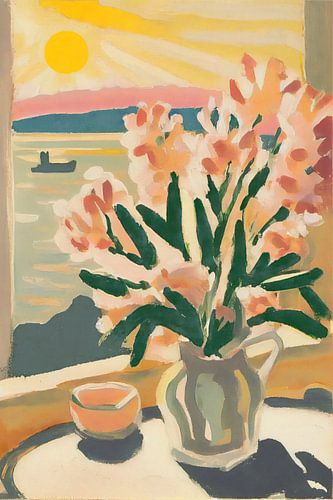 Flowers By The Window