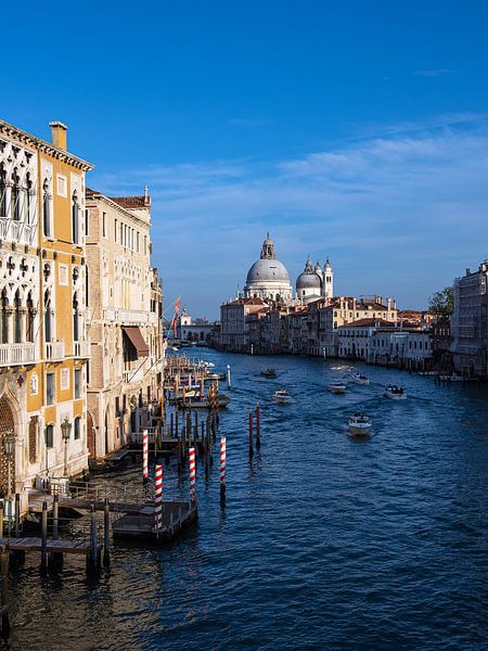 Vue de l'église Santa Maria della Salute à Venise, Italie par Rico Ködder