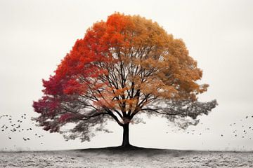 Herfstboom van ARTemberaubend