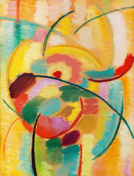 Nature morte, Alexej von Jawlensky par Des maîtres magistraux