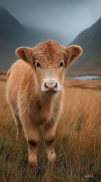 Scotch Highlander / Scotch Highlander Kalb von Gelissen Artworks