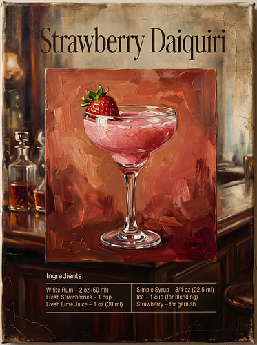 Rezept für einen Erdbeer-Daiquiri