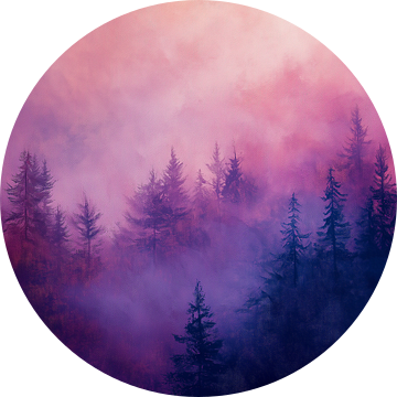 Mystieke Dageraad: Dans van Kleur en Mist