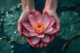 Lotus Flower | Yoga symbol for purity, spirituality and enlightenment by Sander van der Torren