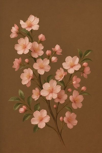 Zachte bloesem van WALL of Roots