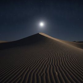 Mondlicht über stillen Dünen von Artistic