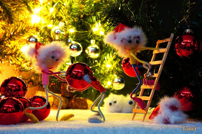 A humorous look from the Fubby's at Christmas decorations. by Sailographic Paula