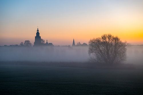 Zonsopgang bij Zutphen