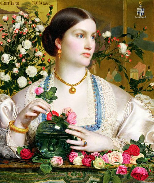 Anthony Frederick Augustus Sandys, Grace Rose. von finemasterpiece