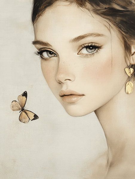 Butterfly girl by Carla Van Iersel