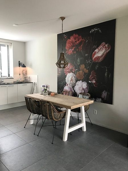 Customer photo: Still life with flowers in a glass vase, Jan Davidsz. de Heem