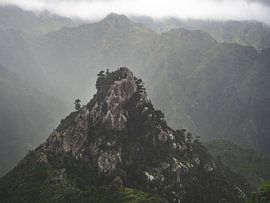 Anaga Mountains Tenerife - Mountain in the mist by Aurica Voss