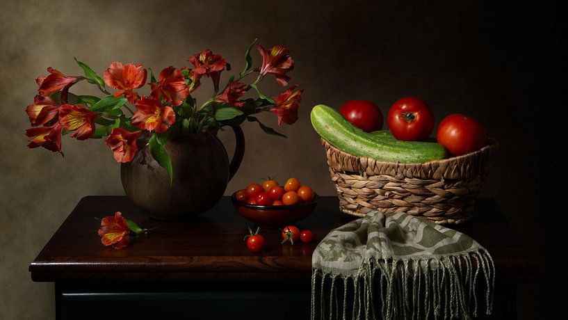 Tomaten und Essiggurken von Darlene Hewson