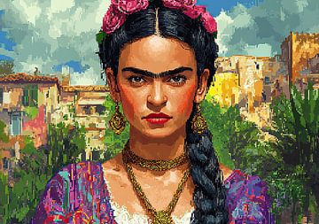 Frida - Pixel Art by Niklas Maximilian