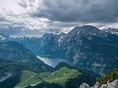 Blick auf den Königssee in den Berchtesgadener Alpen bei Sturm von Animaflora PicsStock Miniaturansicht
