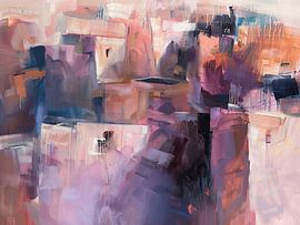 Abstract ontwerp van Abstract Schilderij