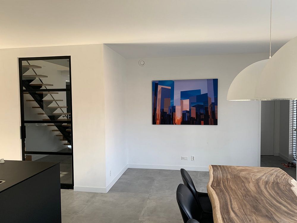 Architecture - Metropolis in a play of colours  by Max Steinwald 