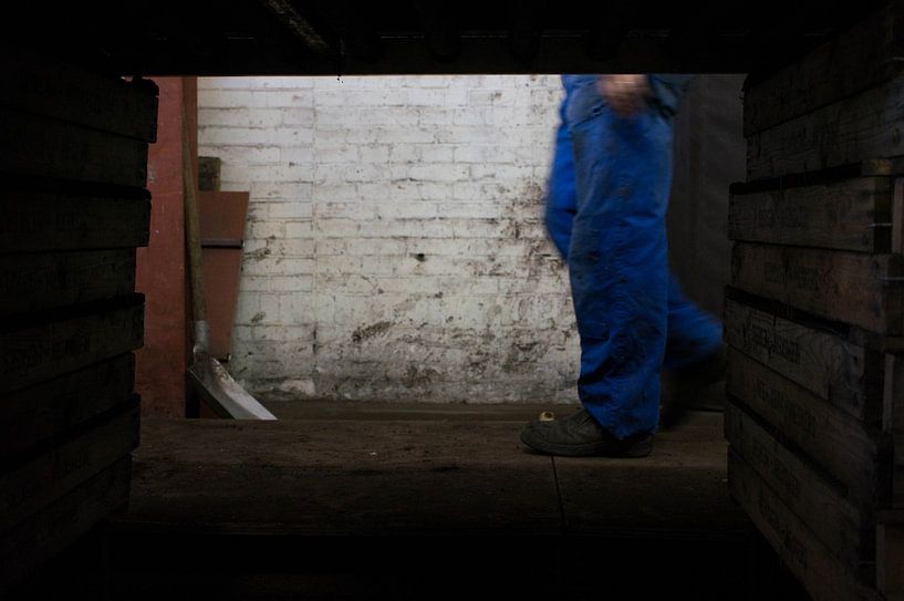 Working man's legs by Greetje Heemskerk