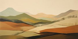 Abstract hill landscape #9 by Bert Nijholt