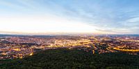Blick auf Stuttgart bei Nacht