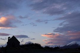 Eglise de Lac Tekapo, Nouvelle Zëlande sur Aagje de Jong