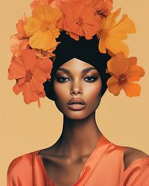 Moderne Illustration "Flowerpower" von Carla Van Iersel