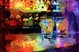 Zwei Gläser auf der Bar von Art & Soul Creations